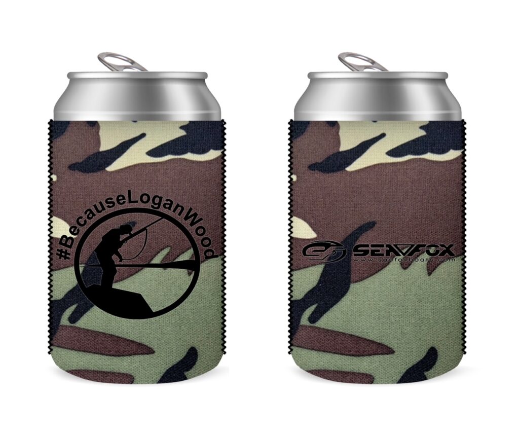 Lotto Da 25 Koozie Porta Lattina Termici, Fantasia Mimetica, Vuoti Per Serigrafia